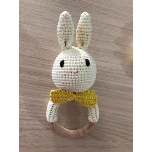 Handmade Crochet Baby Rattle, Baby Newborn Gift,Cotton baby rattle, Organic rattle        ,                     Rattle