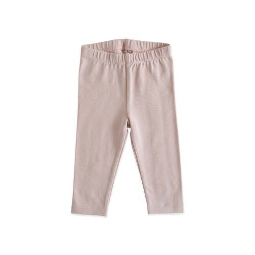Leggings in Soft Organic Cotton - Pale Pink