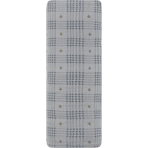Cotton Floral Plaid Collection - Muslin Swaddle