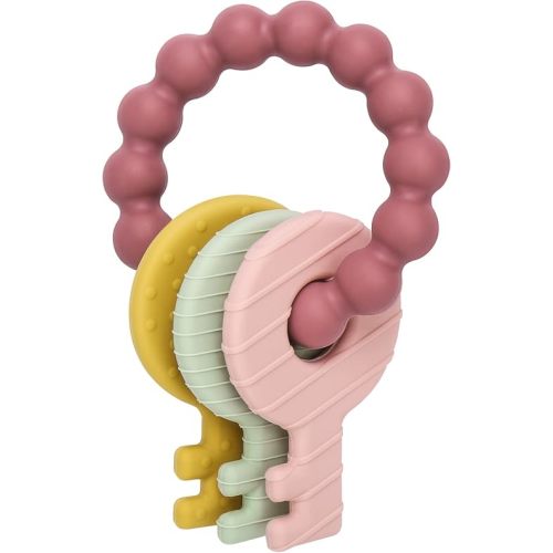 Silicone Teething Toys for Baby 3+ Months, Choking-Proof Design, 100% Food-Grade Silicone, Infant to Toddler Teether, Essential Stuff for Baby Boy and Girl
