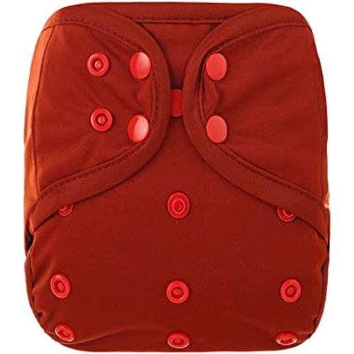 OsoCozy One Size Cloth Diaper Covers - Adjustable Snap Fit & Double Leg Gussets for Baby Boys & Girls from 8-35 Pounds. Use with Prefold, Flat or Fitted Cloth Diapers or Snap-in Inserts.