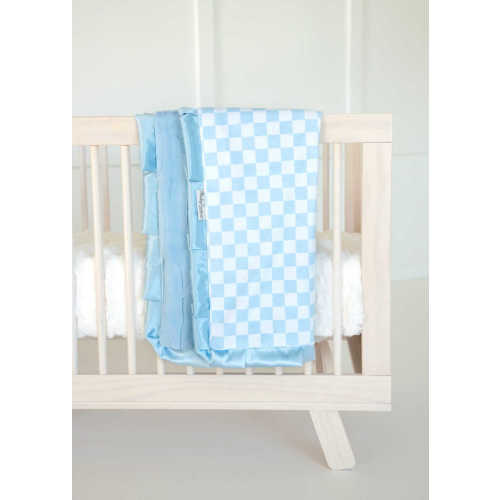 Checkered Blue Blanket