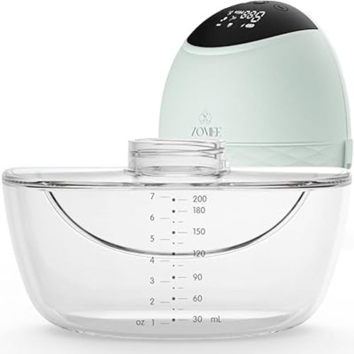 Zomee Collection Bottle Leak Proof - 7 oz - for Zomee Fit Wearable Breast Pump for Breastfeeding and Nursing Mothers Milk Bottle Storage Container (Pump Not Included)