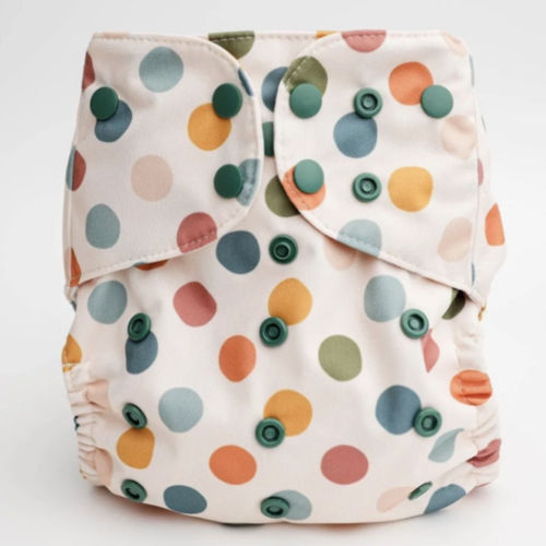 Luxe Pocket Cloth Diaper with Dual Inner Gussets and Athletic Wicking Jersey
