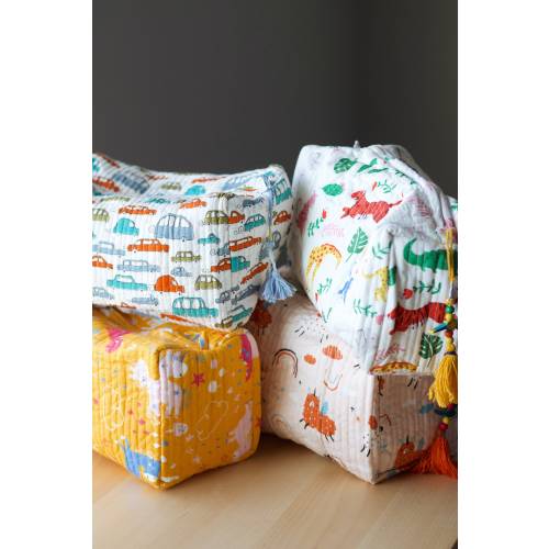 Quilted Makeup Bag, Toiletry Bag, Baby Diaper Bag, Pencil Pouch, Jewelry Pouch,Organizer, Travel Essentials, Baby Shower Gift,Christmas gift