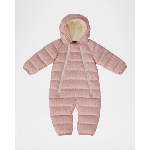 x Roller Rabbit Kid's Bambi Channel Quilt Down Snowsuit, Size 6M-24M