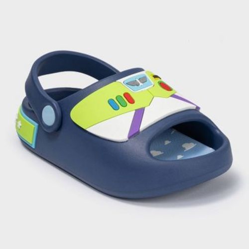 Toy Story Toddler Boys' Cosplay Comfort Slides - Navy Blue 10T
