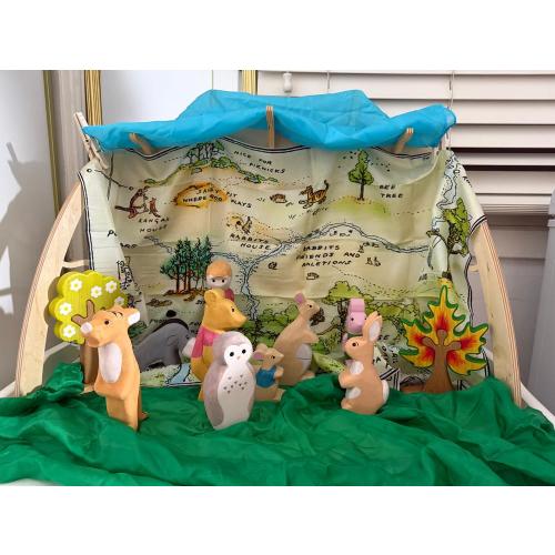 100 Aker Woods & Complete Wooden Friends Set – Sarah's Silks