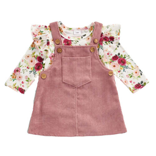 ROSIE Corduroy Dress Outfit - Hazel & Bo