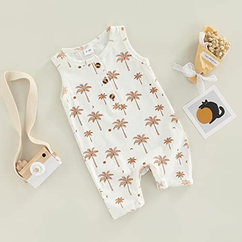 (0-3M) CIYCUIT Newborn Baby Boy Girl Romper Clothes Infant Solid Ribbed Onesie Bodysuit Jumpsuit Outfits