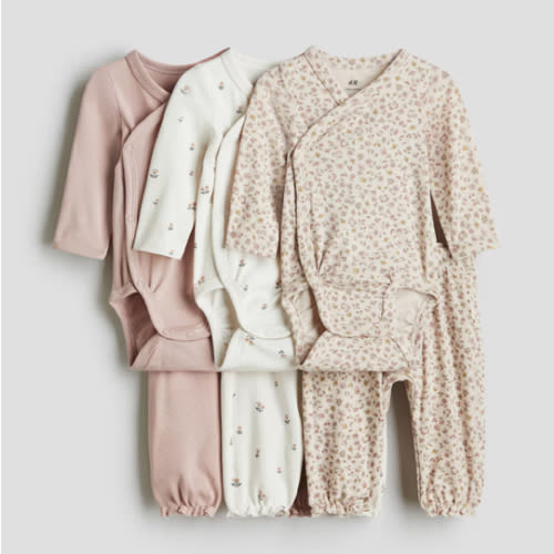 6-PIECE BODYSUIT AND PANTS SET (6-9 months)