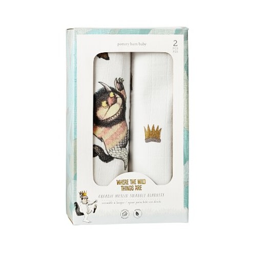 Where The Wild Things Are Organic Muslin Swaddle Set