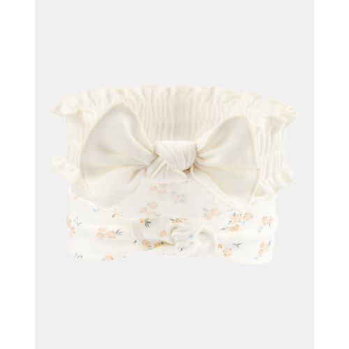 Baby Girl 2-Pack Headwraps - White/Yellow | Carter's
