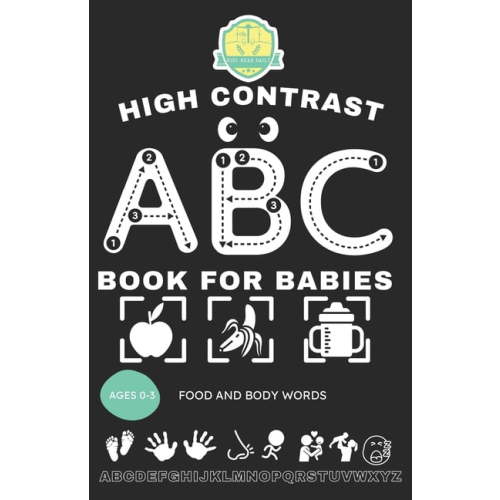 High Contrast Books for Baby High Contrast Book For Babies: Abc Books For Kids Ages 0-3, (Paperback)