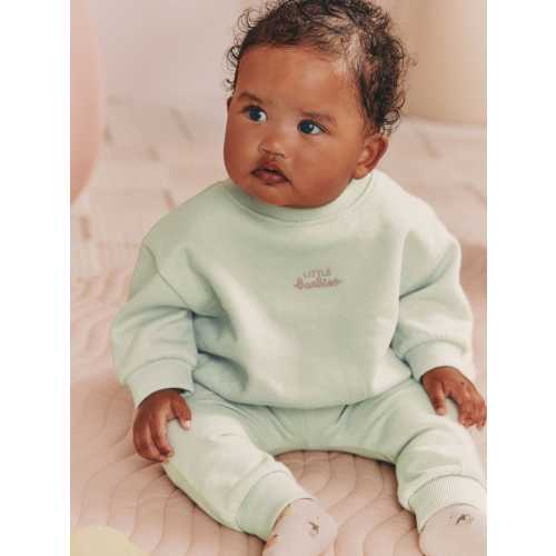Sage Green Baby Sweater and Joggers 2 Piece Set (0mths-2yrs)