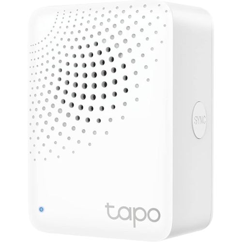 Tapo Smart Hub with Built-in Chime, REQUIRES 2.4GHz Wi-Fi, Reliable Long-Range Connections with Tapo Sensors, Sub-1G Low-Power Wireless protocol, Connect up to 64 smart devices (H100)