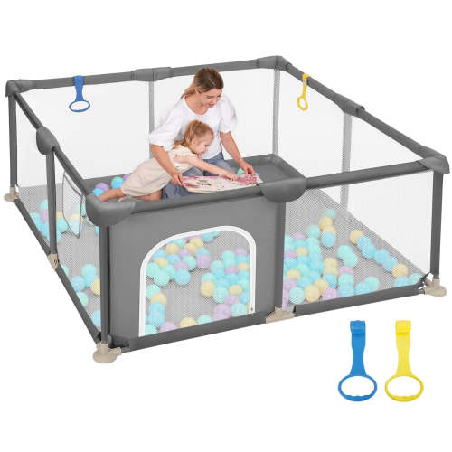 Dripex Baby Playpen - 48" x 48" Play Yard for Babies and Toddlers