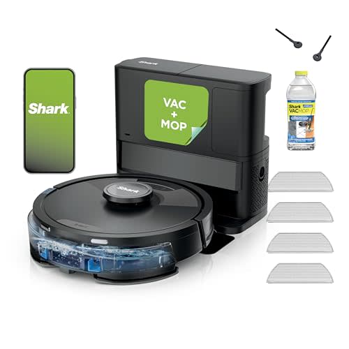 Shark Matrix Plus Robot Vacuum and Mop,UR2650WS | Sonic Mopping, Matrix Clean, CleanEdge, HEPA 30-Day Self-Empty Base, 360° LiDAR Mapping, Self-Cleaning Brushroll, Wi-Fi