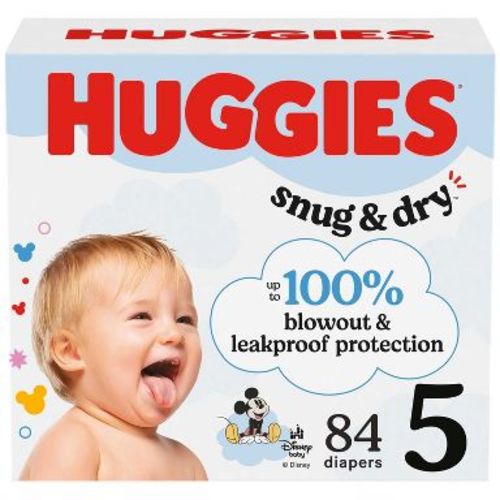 Huggies Snug & Dry Diapers - Size 5 - 84ct