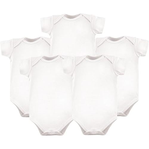 Hudson Baby Baby Cotton Bodysuits, 9-12 Months