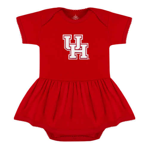 Houston Cougars Picot Bodysuit Dress | College Baby
