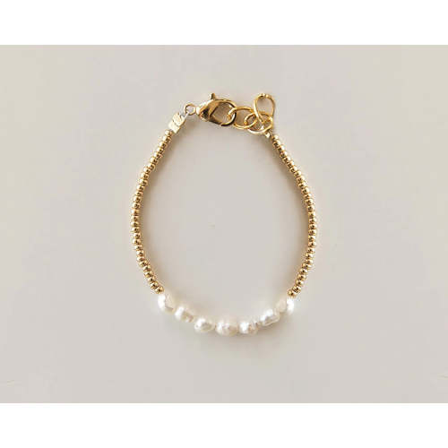 Mommy & Me Little Lady Pearl Bracelet - 14K Gold Filled | Reverie Threads