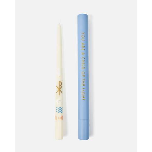 Living Water Baptism Candle Multicolor | Be A Heart