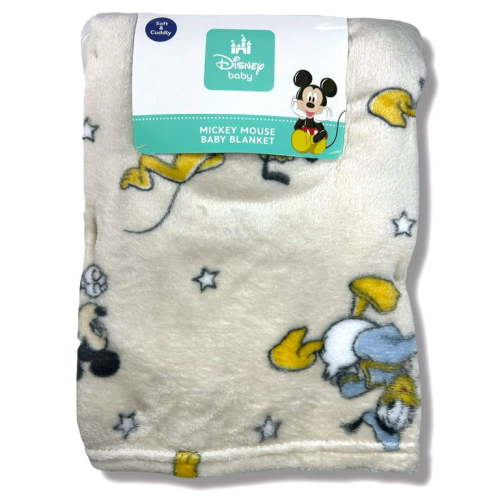 Mickey Mouse and Donald Duck Plush Baby Toddler Blanket Bed Crib