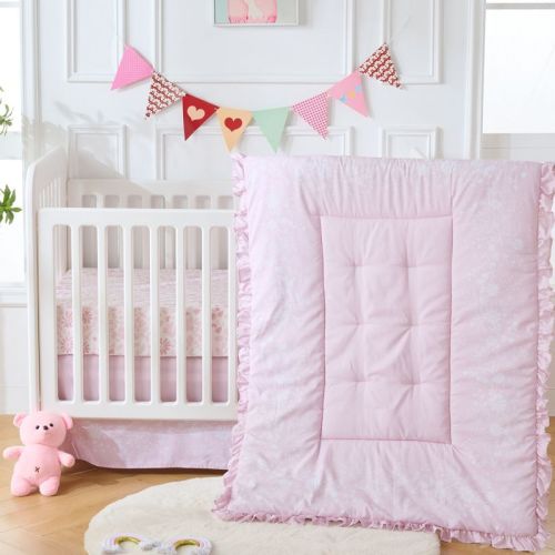 Floral 4-Piece Nursery Baby Crib Bedding Set by Sweet Home Collection®