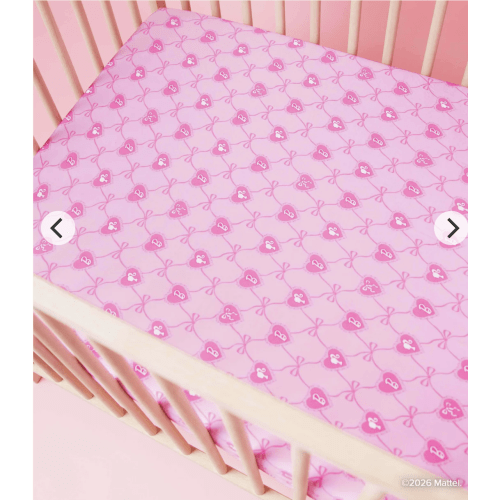 Barbie™ Bowtique Crib Sheet