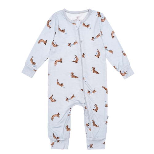 Modern Moments by Gerber Baby Neutral Super Soft Viscose Long Sleeve Coverall, Sizes Newborn - 12 Months