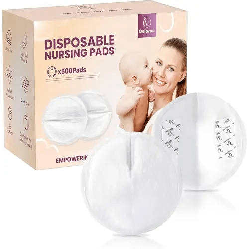 Ultra-Absorbent Disposable Nursing Pads,Super Soft & Breathable Breast Pads,Make The Breasts Light and Stay Dry,Breastfeeding Essentials for Moms,300 Count