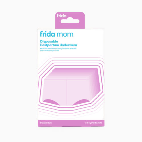 FridaMom High Waisted Disposable Postpartum Underwear - Boy Short, Regular