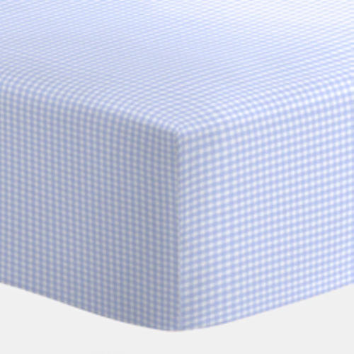 Gingham Fitted Baby Bassinet Sheet