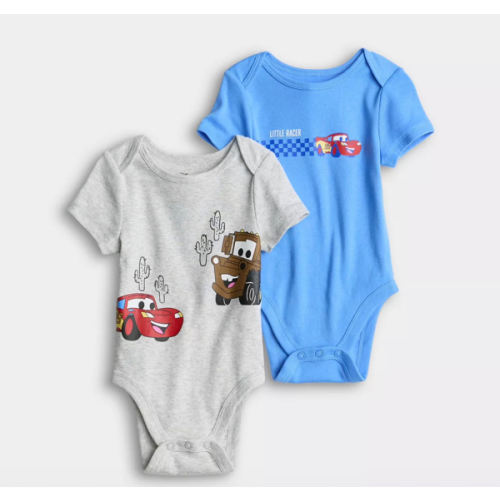 Baby Jumping Beans® Disney / Pixar's Cars 2-Pack Bodysuit Set