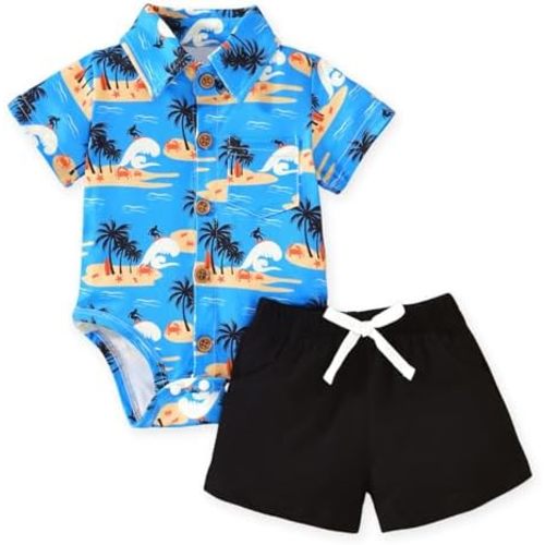 Baby Boy Hawaiian Outfit