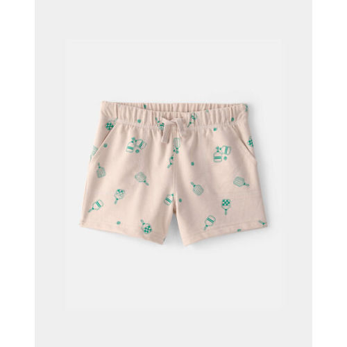 Toddler Boy Pickleball French Terry Shorts - Brown | Carter's
