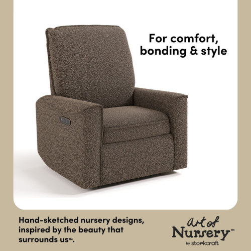 Santos Deluxe Nursery Power Recliner Swivel Glider by Storkcraft