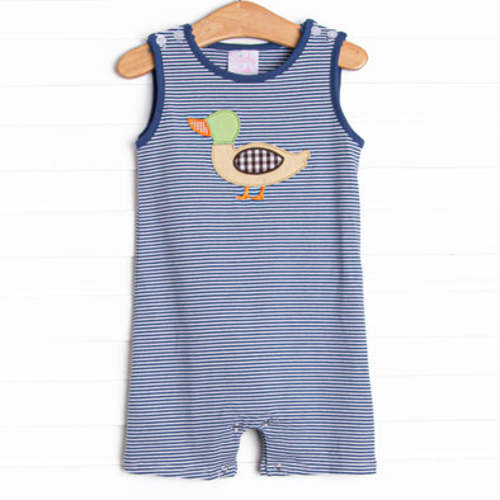 First Quack of Spring Applique Jon Jon, Blue – Stitchy Fish