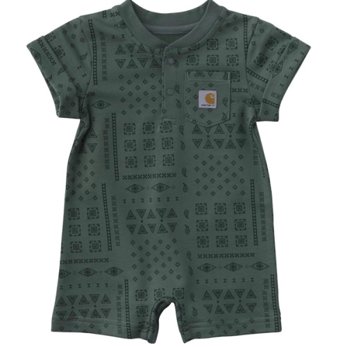 Kids' Short Sleeve French Terry Romper (Baby) | Carhartt