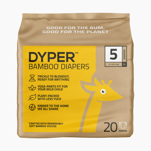DYPER Simply Kind Diapers - Single Pack - Size 5, 20 Count