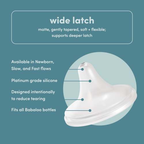 wide latch nipples 3-pack
