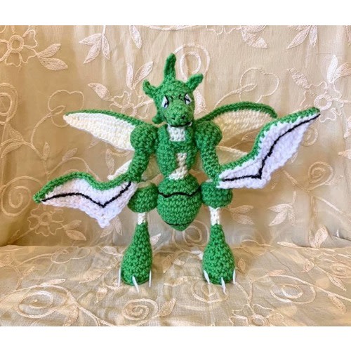 Scyther- Handmade Crochet Pokemon Plush Toy MADE TO ORDER