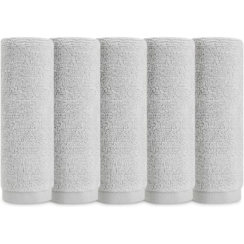 Amazon.com : Natemia Organic Baby Washcloths (5 Pack, 12” x 12”) – 100% Organic Cotton – Ultra-Soft Baby Towels for Sensitive Skin – Newborn, Boys & Girls – Bathtime Wash Cloths, Baby Registry Must-Have (Grey) : Baby