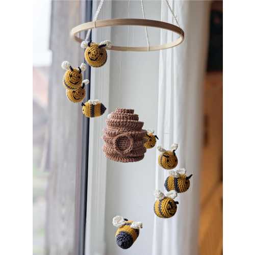 Bees Mobile pattern english