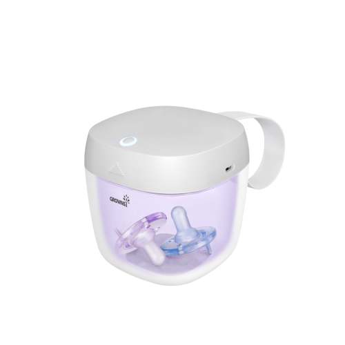White MiniPure UV-C LED | Portable Pacifier Sterilizer – GROWNSY