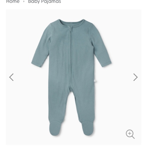Ribbed Clever Zip Baby Footed Pajamas | Organic Onesies | MORI US