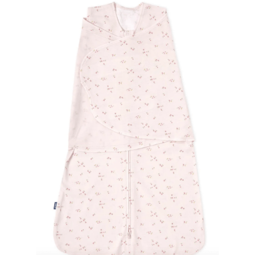 Pink Floral Cotton Swaddle Newborn | HALO
