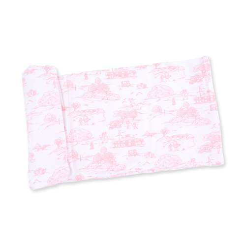 Golf Toile Pink - Swaddle Blanket – Angel Dear