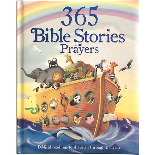 365 Bible Stories and Prayers Padded Treasury - Gift for Easter, Christmas, Communions, Baptism, Birthdays (Little Sunbeams)